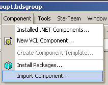 Import component